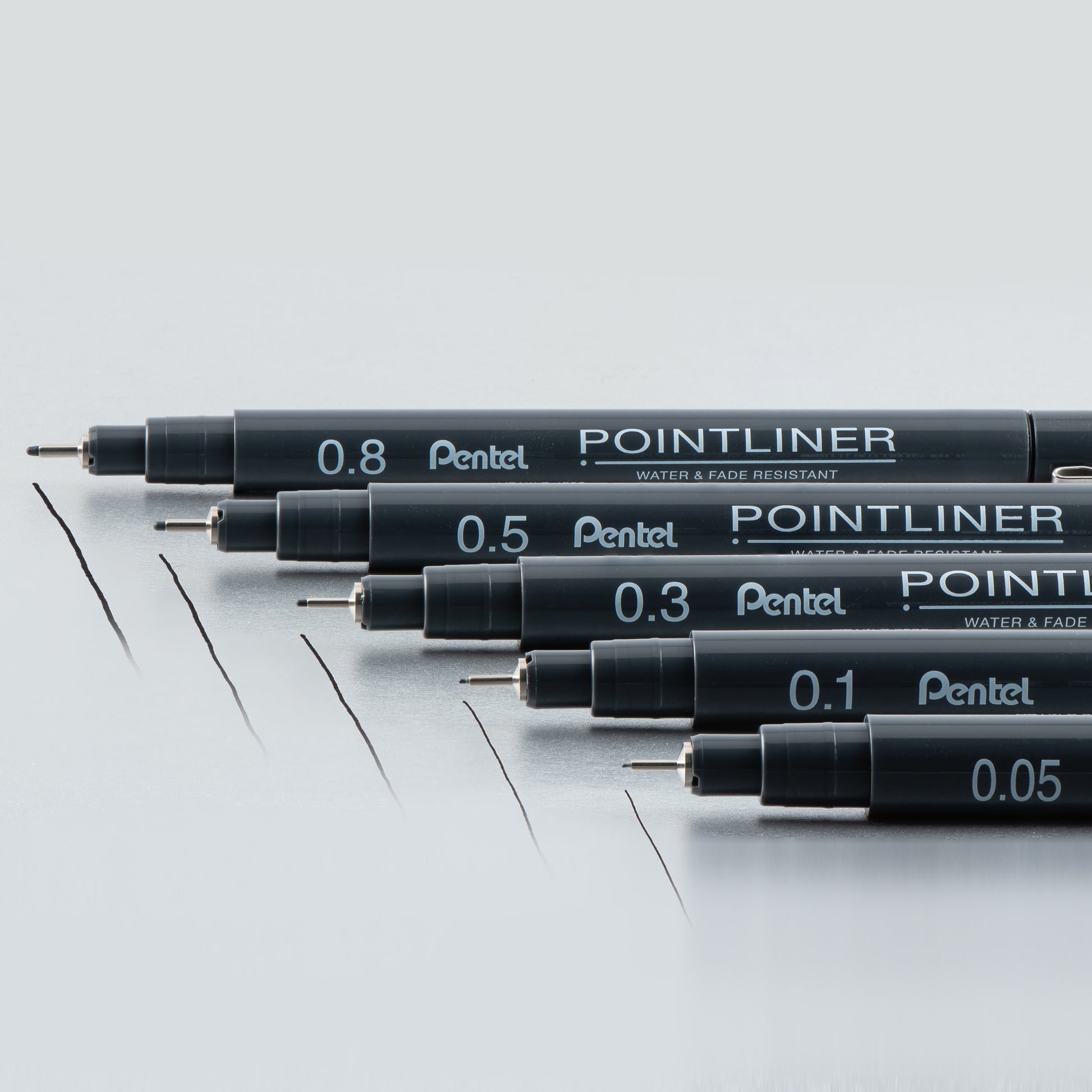 Pentel Pointliner S20P stylo-feutre pointe fine (0,05 mm) - noir Pentel