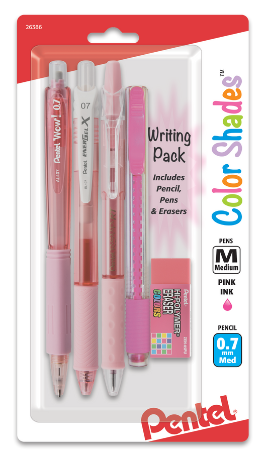 Hi-Polymer Eraser Colors - Assorted 6-Pack