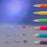 Solar Pop Neon Gel Pen, (0.6mm) Fine Line, Assorted Ink 8-Pk