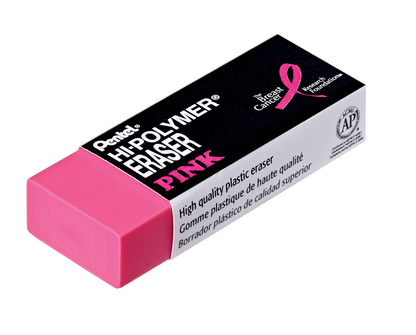 Hi-Polymer® Block Eraser Large Pink, 2 Pack